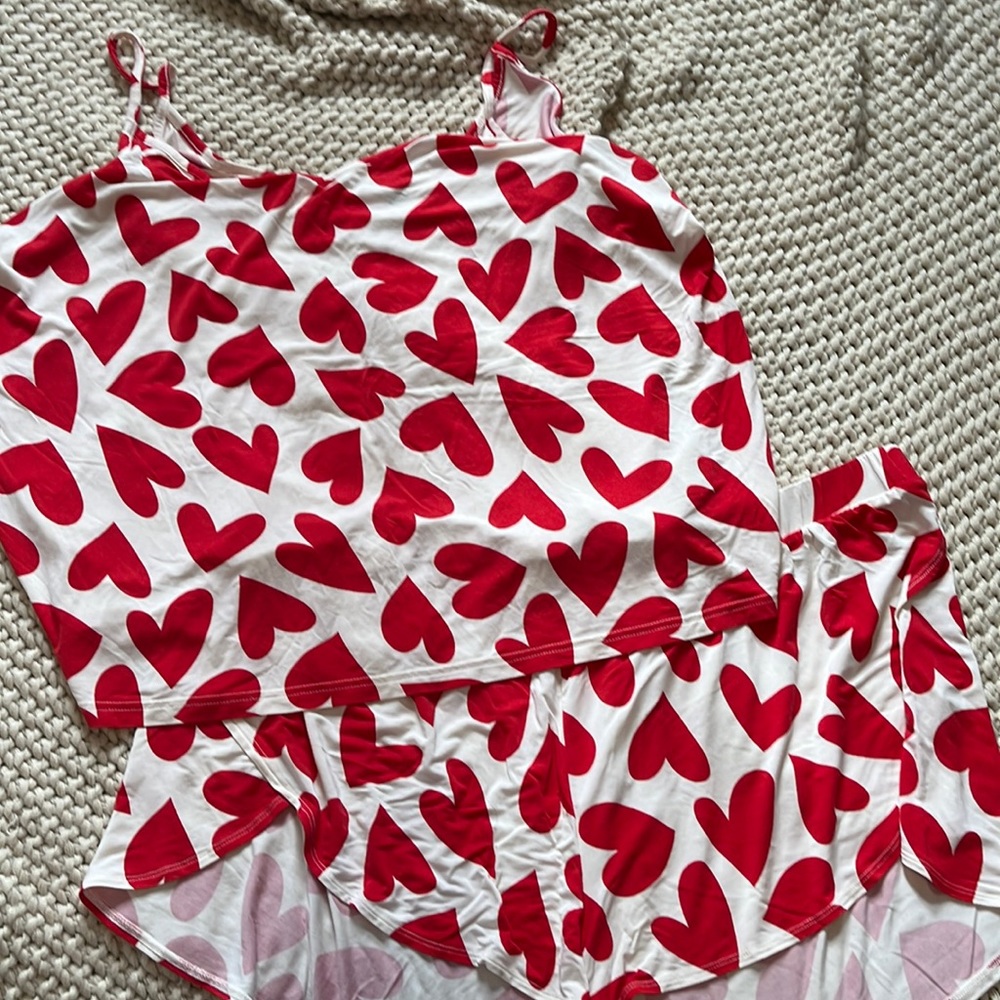 Adorable Hearts Pajama Set | XXL